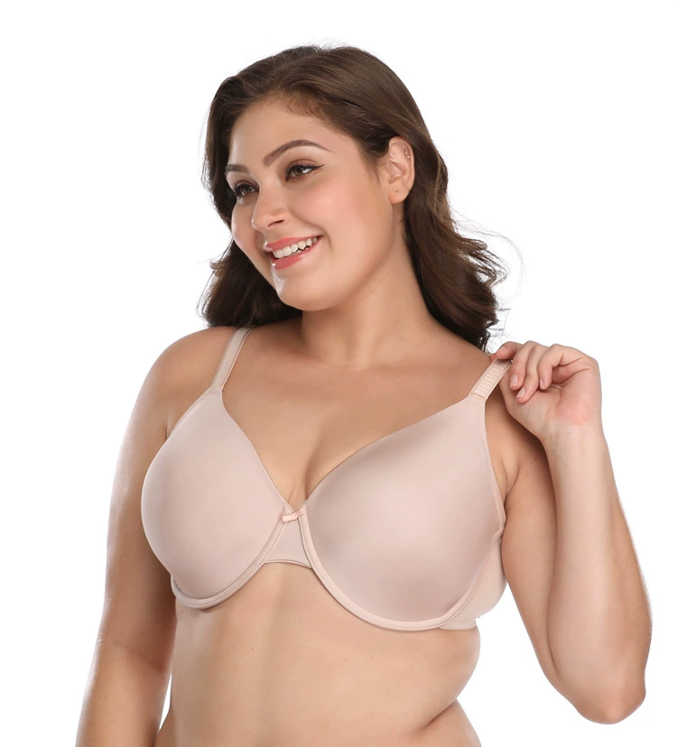 Бюстгальтер европейского стиля большого размера со стальными кольцами - Элегантный комфорт для любого типа фигуры