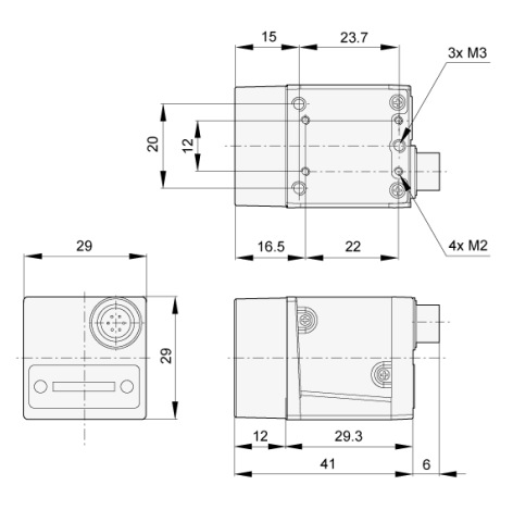 德国BASLER acA2040-35gc 工业相机