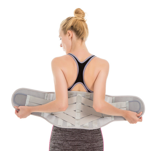 Cross-border new style belt support, sports breathable steel plate support, fixed belt support, four-season heating and protection belt