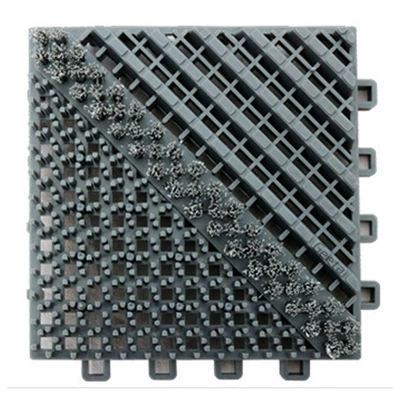 Avtomobil döşəmə paspasları three-in-one floor mat railway - ordinary-single-brush-ash-1-square