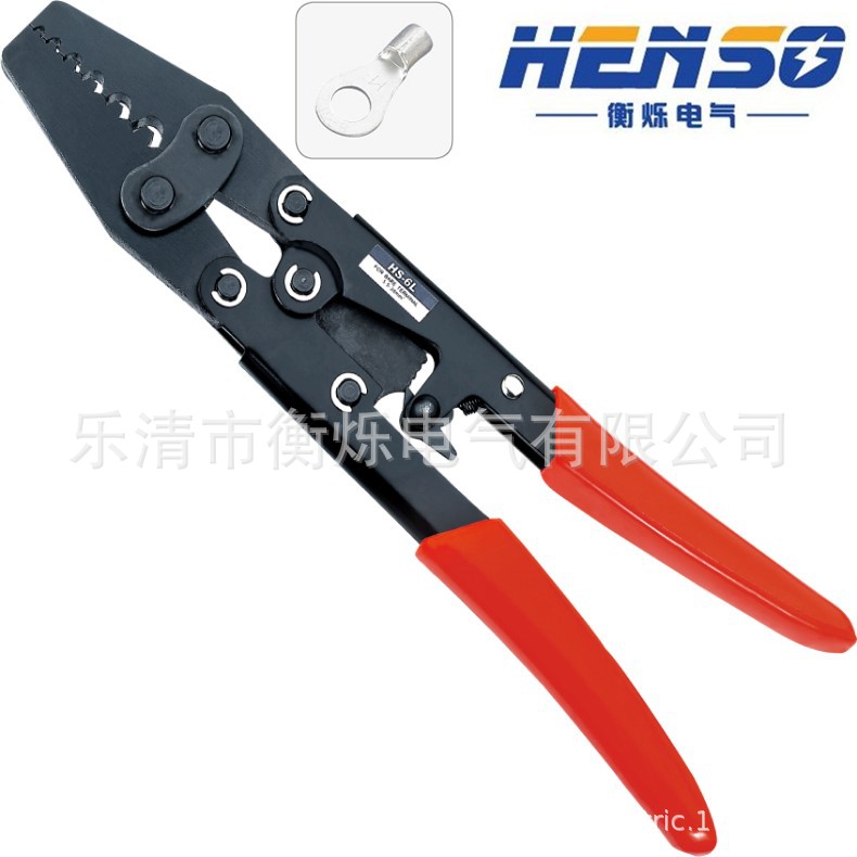 厂家直销HS-6L棘轮式端子压线钳 日式冷压钳 手动压接钳批发