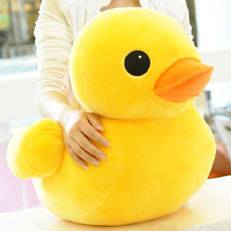 Factory wholesale plush toys Hong Kong Big Yellow Duck doll pillow small yellow duck Doll Doll girl gift