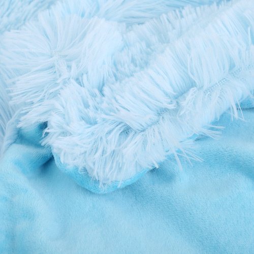 Ins-style four-season thick plush throw blanket for home dual-person afternoon nap sofa cover gift blanket