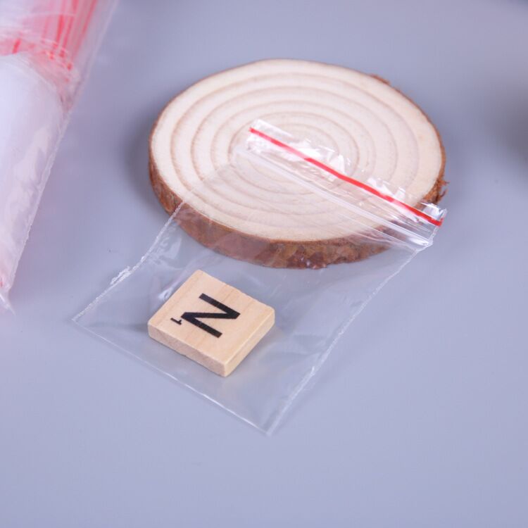 现货供应批发 PE透明骨袋  夹链密封袋 服装袋 自封塑料包装袋