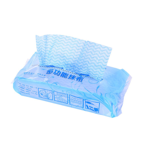 Environmentally friendly disposable non-woven fabric no-wash rag 80 pumps kitchen multi-purpose removable dishwashing cloth non-stick oil cleaning cloth