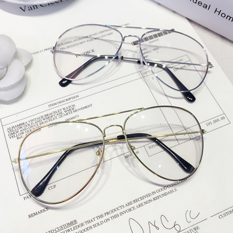 Cyber Celebrity Frame Toad Mirror Glasses Frame Women's Trendy Retro Ultra Light Flat Mirror Men's and Women's Korean Style Glasses Frame