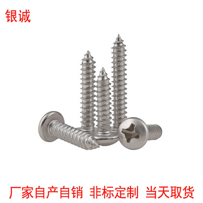 304 нержавеющая сталь GB845 Cross -Head -Attack Vint ST4.2/4.8/5,5/6,3 Круглая головка