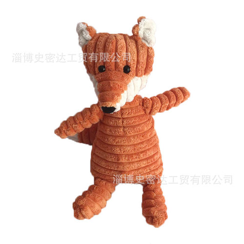 Internet celebrity plush toy striped corduroy pillow cloth doll pig doll children's toy birthday gift for women
