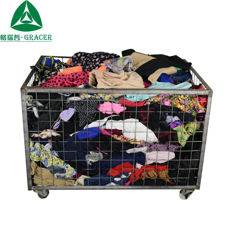 温州苍南豹纹休闲大码半身裙库存低价按斤卖泰国柬埔寨孟加拉国