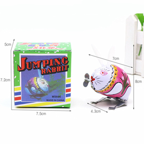 Classic retro wind-up toy for jumping