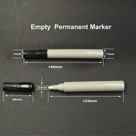 可加墨白板笔配件空笔壳528油性白板笔笔尖酒精空笔管可擦白板笔