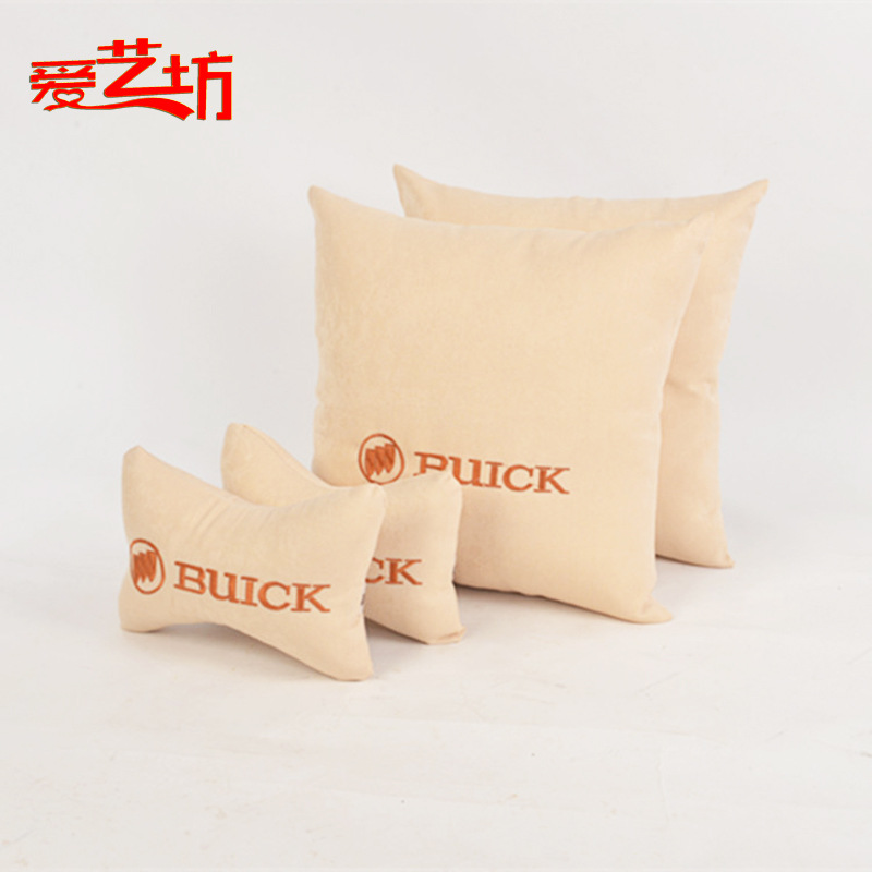 (2개) AIYIFANG 자동차 베개 4 조각 세트 4 계절 유니버설 자동차 표준 이중 사용 머리 받침 목 베개 자동 공급 트렌디 브랜드