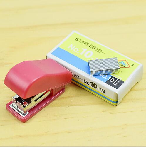 Creative stationery stapler mini stapler uses No. 10 stapler small stapler