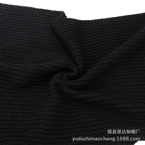 Men's knitted scarf Yuda winter warm face and ear protection scarf woolen knitted scarf manufacturer wholesale