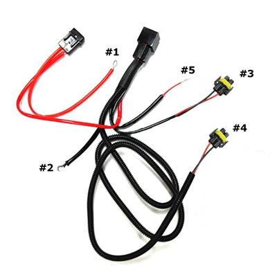 Wholesale Car Lights H11 Headlight Xenon Lamp Wire Set Relay Wiring Harness Car Acch11 Fog Light Cross-Border Exclusive Supply (Vehicle HID Xenon Lamp)