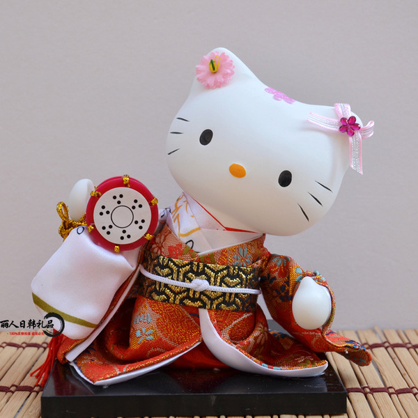 Cartoon Japanese doll