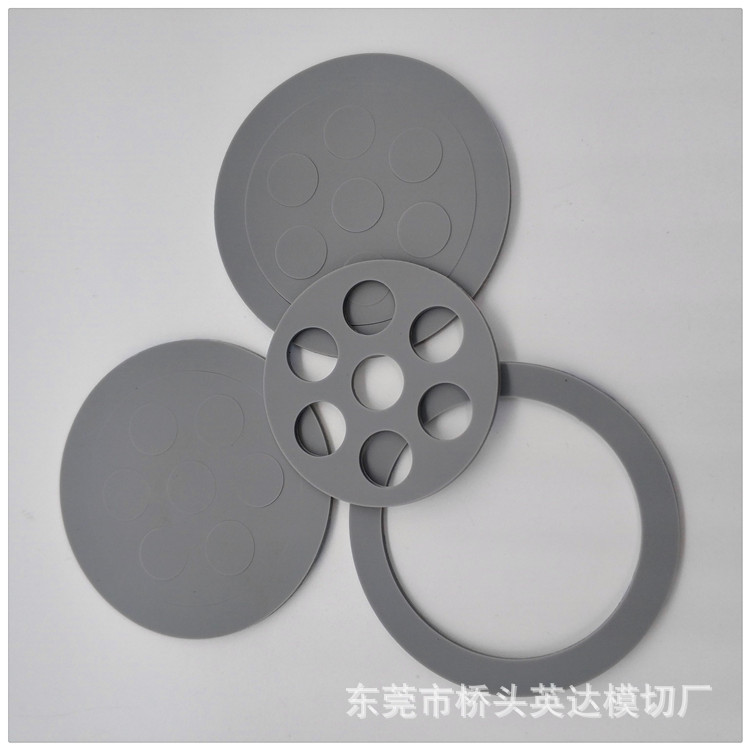 做圆形加厚硅胶香水盒垫 创意软胶卡通杯垫 彩色