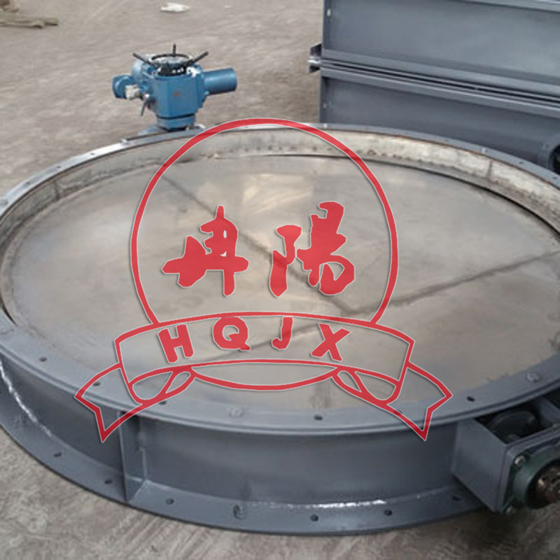 方形烟气挡板门 圆形脱硫烟道挡板门生产 耐高温烟气挡板门