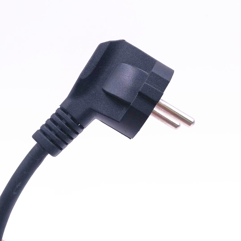 YZW橡胶线CCC认证3*1.0国标烟斗三插电源线2米家用电器延长线