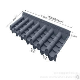 菏泽仿古围墙瓦价格仿古屋檐滴水瓦厂家酒店门头装饰瓦图片