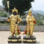 寺庙彩绘贴金树脂佛像