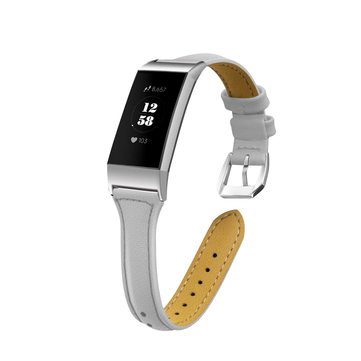 Para Fitbit charge3 reloj primera capa de cuero vaca reemplazo Correa muñeca charge3 cinturón