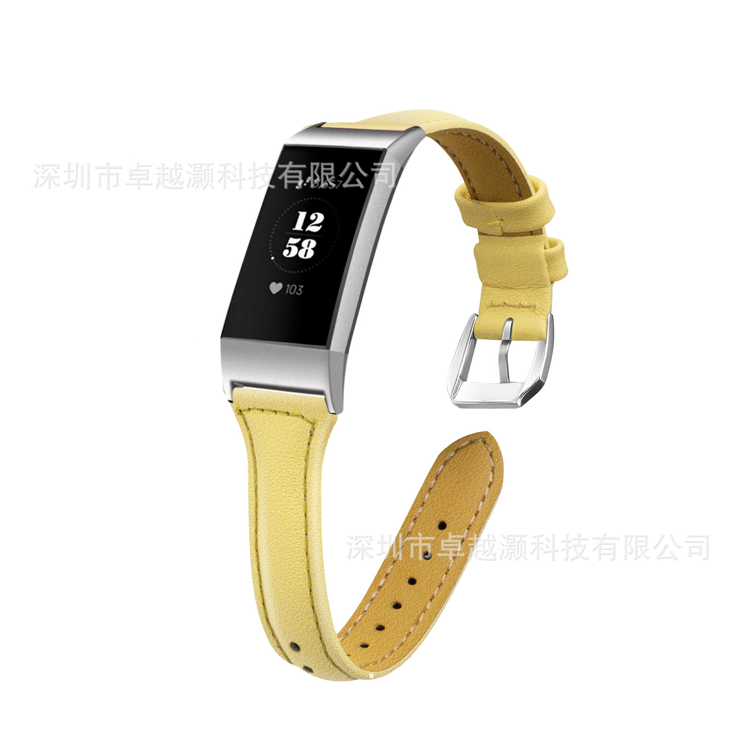 Para Fitbit charge3 reloj primera capa de cuero vaca reemplazo Correa muñeca charge3 cinturón