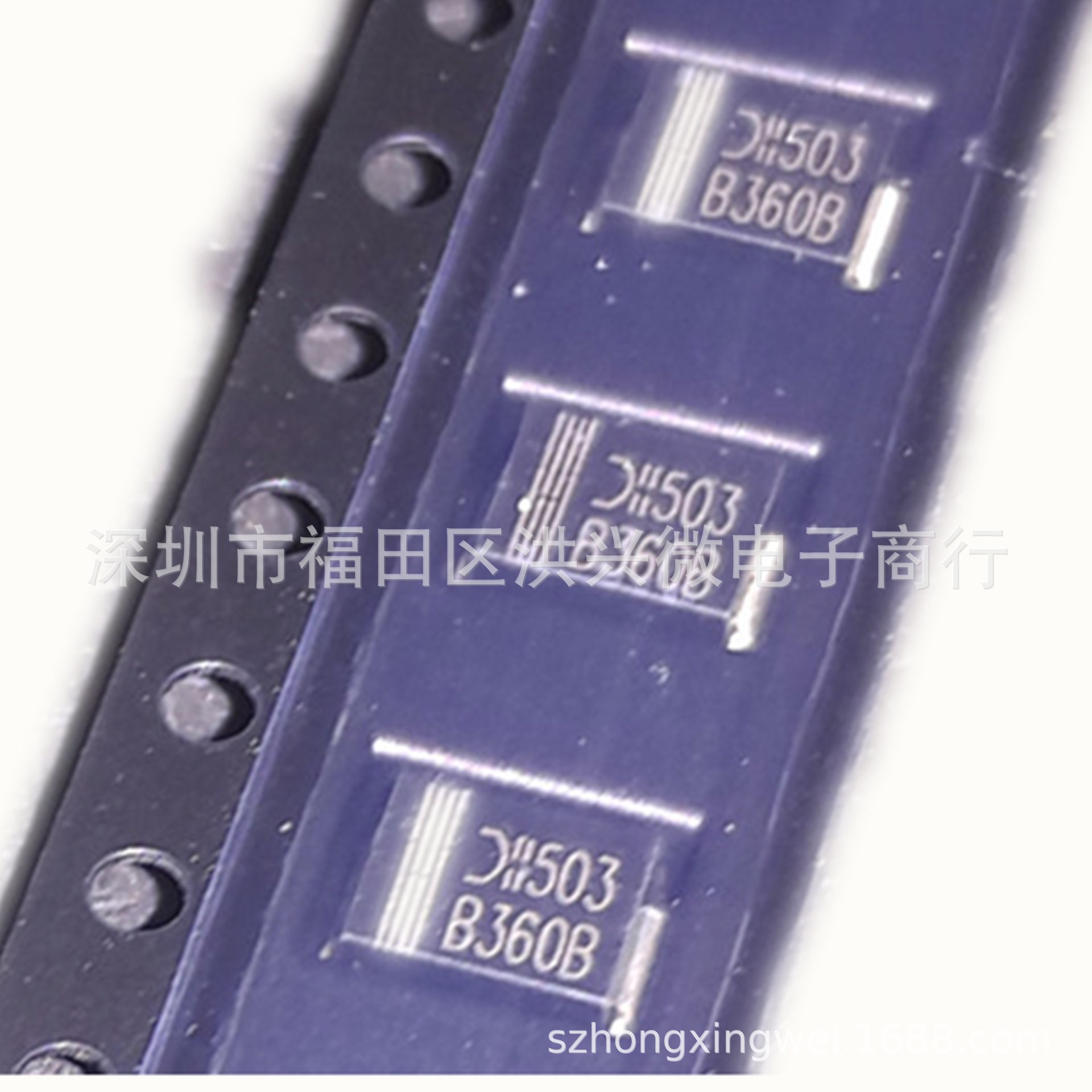 B360B-13-F B360B 贴片二极管MBR360A 肖特基整流器3A 60V SMB
