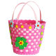 Children's DIY handmade New eva woven basket flower basket kindergarten handmade material bag handmade flower basket
