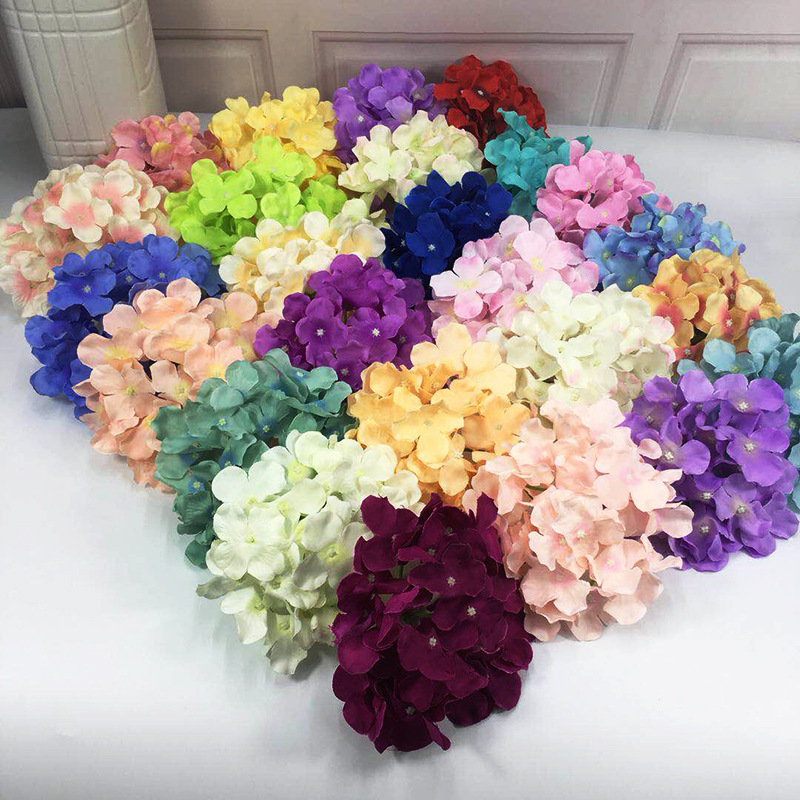 Simulated Flower Hydrangea Head Wedding Fake Silk Flower Wedding Floral Headdress DIY Flower Photography Props Simulated Flower Hydrangea Head Wedding Fake Silk Flower Wedding Floral Headdress DIY Flower Photography Props