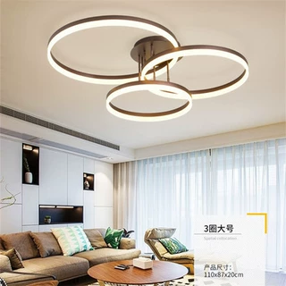 现代简约客厅灯圆形吸顶灯家用极简卧室灯创意led房间灯中山灯具
