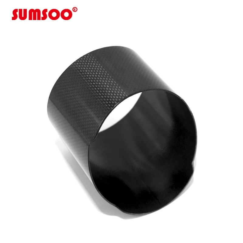 114 мм диаметр углеродного волокна оболочки автомобиля хвост горло модификация универсальный керлинг прямой край несколько спецификаций могут быть выбраны