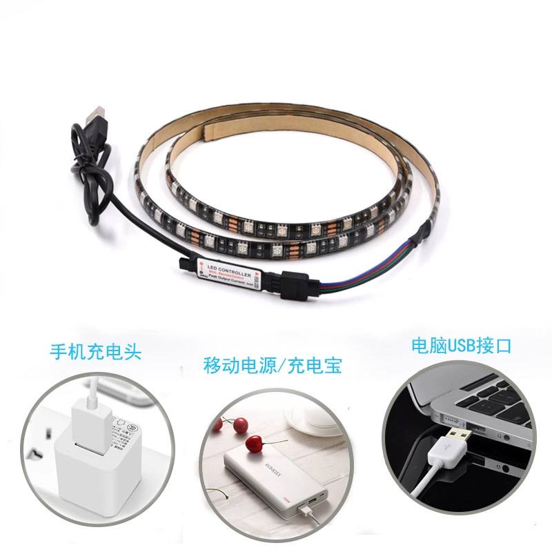 Лampа 5050 5V с USB5V RGB световой лентой подсветка для телевизора с доской и белой доской