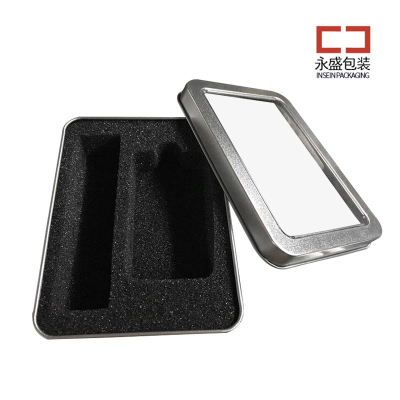 批发钥匙扣包装盒125*90*35汽车配件马口铁盒 金属盒定 制 可丝印