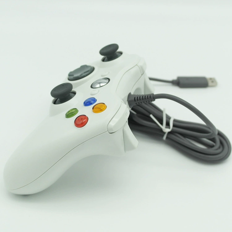 Джойпад Xbox360 с проводным подключением двойной вибрации, геймпад Xbox360 для консоли, геймпад для ПК