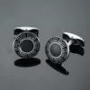 Black round pattern