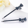 Retro hair accessory, flowered, Korean style, wholesale