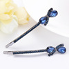 Retro hair accessory, flowered, Korean style, wholesale