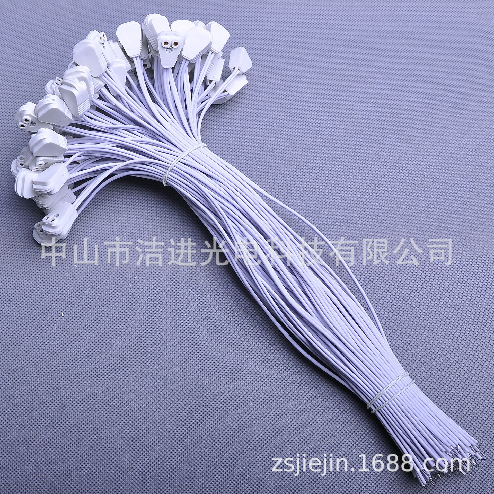 T5灯管老化测试线 0.3米T5灯脚线 G13日光灯灯箱线 LED灯管连接线