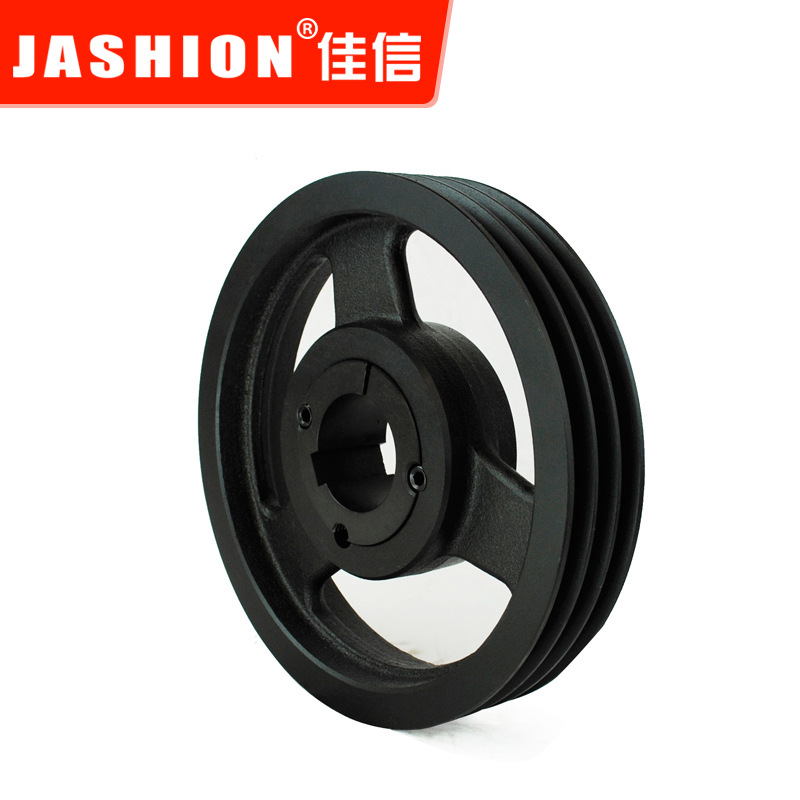 JASHION  欧标锥套式皮带轮SPZ450-03铸铁三角皮带盘2517锥套
