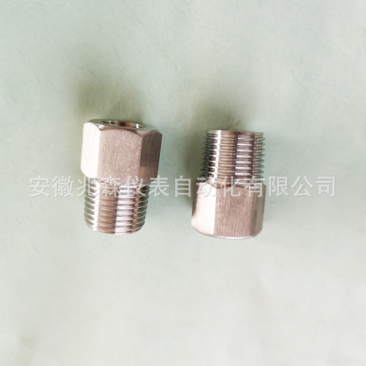 不锈钢接头G1/4内螺纹转NPT1/2外螺纹 1|2NPT外转G1|4内螺纹