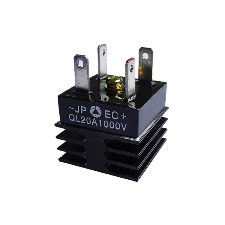 QL20A1000V QL2010单相整流桥桥堆带散热器上海奇亿JPEC