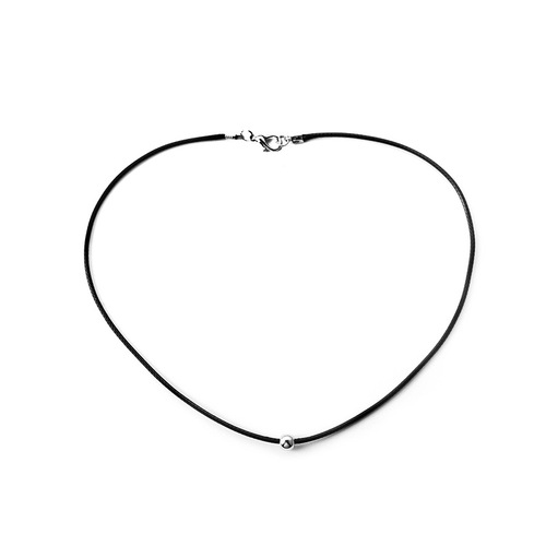 Japanese and Korean Style Hot Selling Minimalist Leather Cord Short Pendant Necklace Fashion Versatile Clavicle Chain Collar Necklace Wholesale