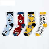 Брендовые высокие носки, высокие сапоги, мультяшные гольфы в стиле хип-хоп, (Трансграничная торговля)