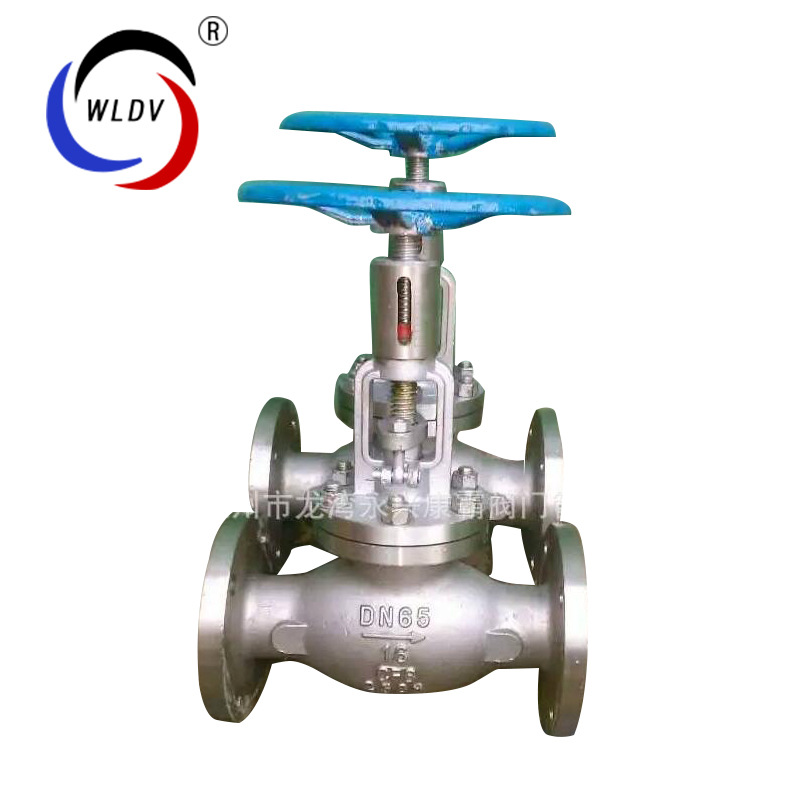 不锈钢T40W-6P手动法兰调节阀 蒸汽法兰直通单座调节阀电动调节阀