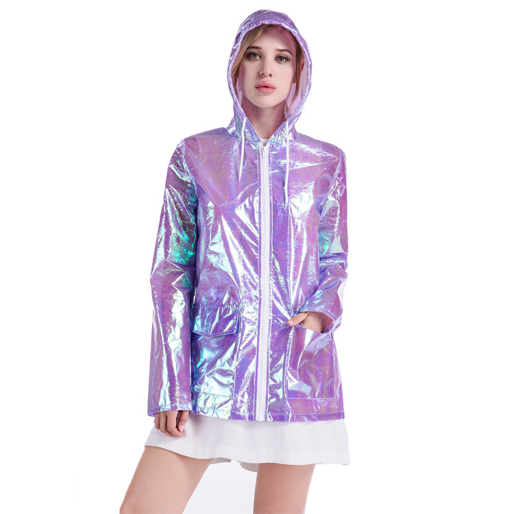 SS 1.9 billion beautiful magic color short raincoat color gorgeous outdoor hiking raincoat effective rainproof wholesale