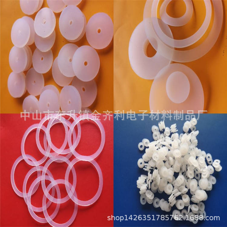 厂家直销圆形硅胶垫片 透明硅胶密封垫圈 硅胶垫自粘硅胶脚垫防滑