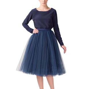 �S�ҁ��R�d�W����������ȹ 65cm�L��ӾW��ȹtulle shirt