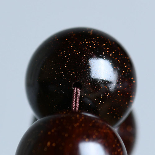 Dropshipping Indian Small-leaf Rosewood 2.0 Old Material Full Gold Star Meditation Bracelet Wooden Bracelet 108 Beads for Men and Women Buddha Beads