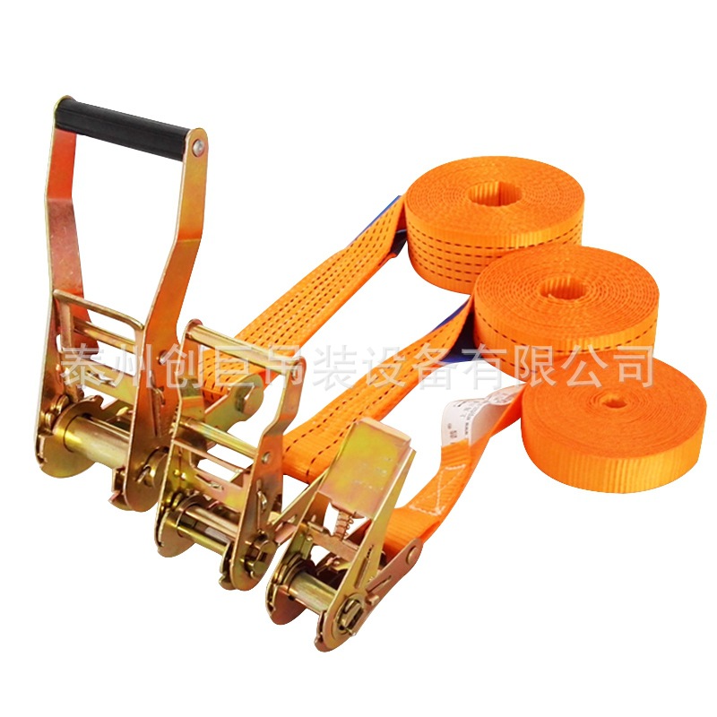 泰州创巨厂家直供50mm高强彩色涤纶捆绑带